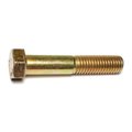 Midwest Fastener Grade 8, 9/16"-12 Hex Head Cap Screw, Zinc Yellow Steel, 3 in L, 5 PK 65487